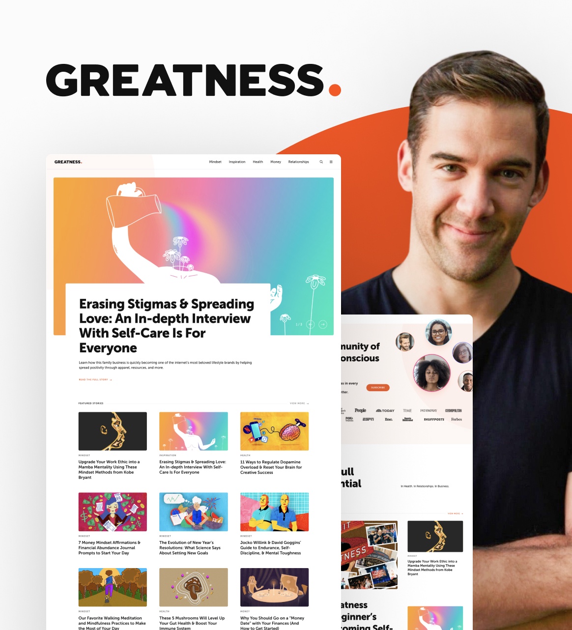 Greatness.com website design